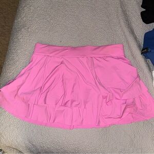 Pink Ruffled Skirt